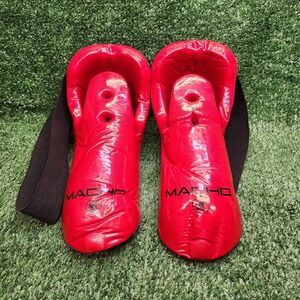 Kids Macho Sparring Karate TKD Kickbox Martial Arts Padded Foot Protector